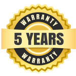 5 Year Warranty